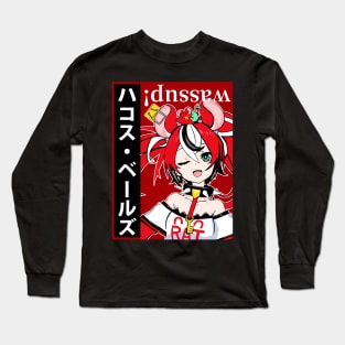 Hakos Baelz Wassup! Long Sleeve T-Shirt